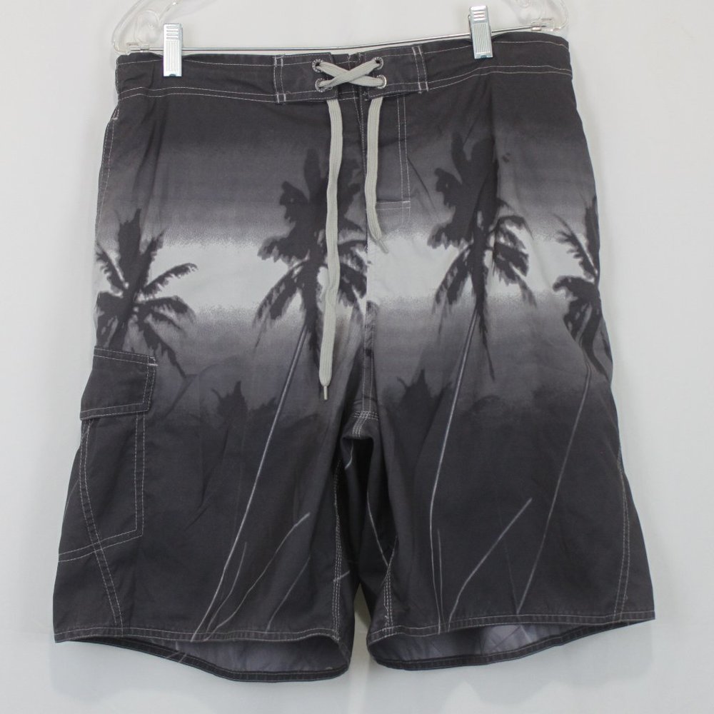Rio Las Vegas Palm Tree Graphic Swim Shorts Size XL
